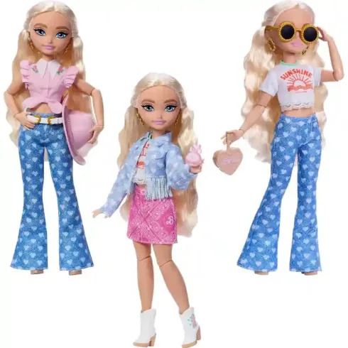 Mattel Barbie Dream Besties Malibu baba fesztiváli ruhákkal és kiegészítőkkel