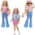 Mattel Barbie Dream Besties Malibu baba fesztiváli ruhákkal és kiegészítőkkel