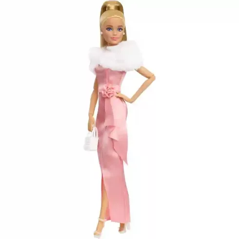 Mattel Barbie baba rózsaszín estélyi ruhában