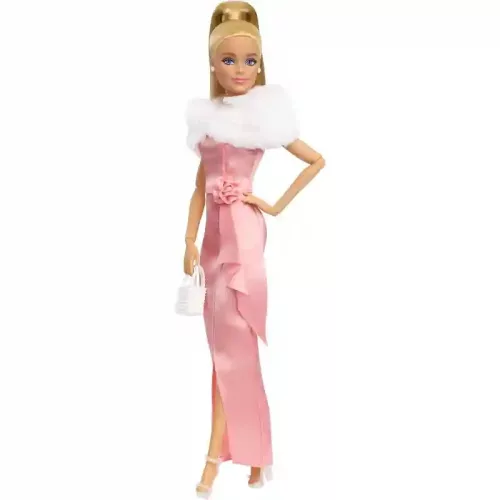 Mattel Barbie baba rózsaszín estélyi ruhában