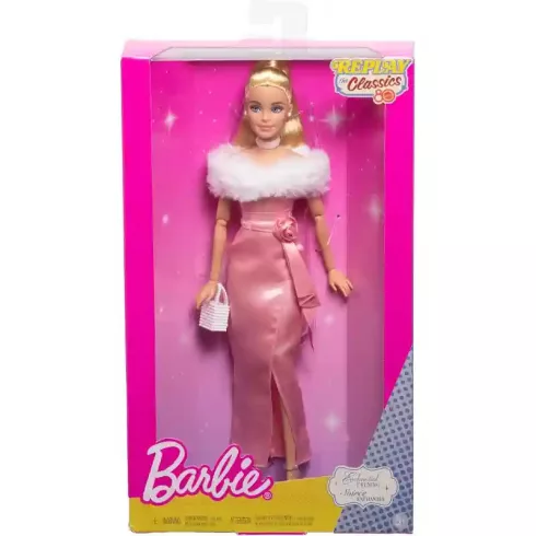 Mattel Barbie baba rózsaszín estélyi ruhában