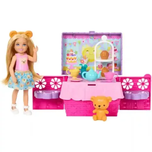 Mattel Barbie Club Chelsea teadélután játékszett