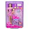 Mattel Barbie Skipper bébiszitter baba babakocsival
