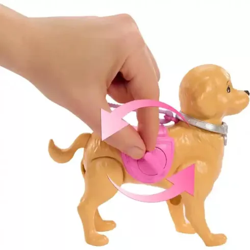 Mattel Barbie Malibu baba kutyasétáltatás játékszett