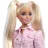   Mattel Barbie Deluxe Style baba csíkos mintás rózsaszín farmerruhában