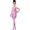Mattel Barbie Deluxe Style baba csillag mintás rózsaszín ruhában