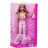   Mattel Barbie Deluxe Style baba rózsa mintás rózsaszín ruhában