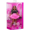 Mattel Barbie Deluxe Style baba rózsaszín-fekete ruhában