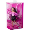 Mattel Barbie Deluxe Style baba rózsaszín-fekete ruhában