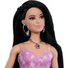 Mattel Barbie Deluxe Style baba csillag mintás rózsaszín ruhában
