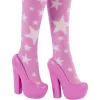 Mattel Barbie Deluxe Style baba csillag mintás rózsaszín ruhában