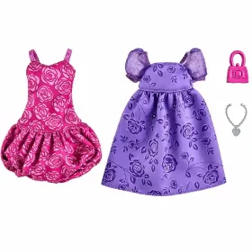 Mattel Barbie ruhák - Ruha divatcsomag lila-piros