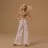   Mattel Barbie Basics Signature Model Collector divatbaba 07 arany mintás fehér nadrágban