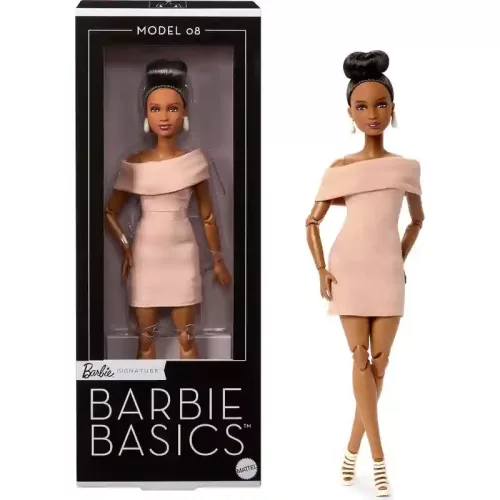 Mattel Barbie Basics Signature Model Collector divatbaba 08 elegáns ruhában