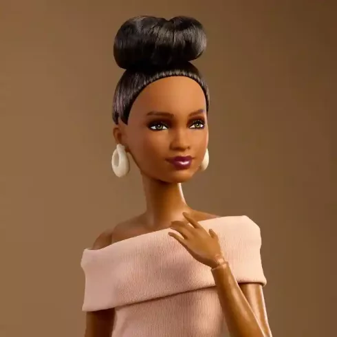 Mattel Barbie Basics Signature Model Collector divatbaba 08 elegáns ruhában