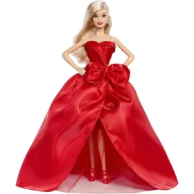   Mattel Barbie Signature 2026 Holiday Barbie ünnepi baba piros estélyi ruhában