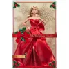 Mattel Barbie Signature 2026 Holiday Barbie ünnepi baba piros estélyi ruhában