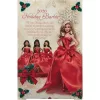 Mattel Barbie Signature 2026 Holiday Barbie ünnepi baba piros estélyi ruhában
