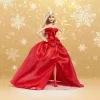 Mattel Barbie Signature 2026 Holiday Barbie ünnepi baba piros estélyi ruhában