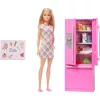 Mattel Barbie konyhai játékszett hűtőszekrénnyel és babával