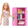 Mattel Barbie konyhai játékszett hűtőszekrénnyel és babával