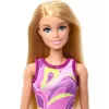 Mattel Barbie retro divatbaba lila ruhában