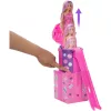 Mattel Barbie Rise & Surprise születésnapi babakészlet kiskutyával és csúszdával