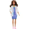 Mattel Barbie orvos karrierbaba sztetoszkóppal