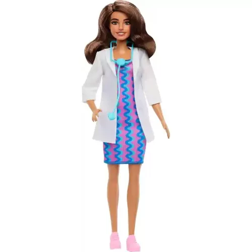 Mattel Barbie orvos karrierbaba sztetoszkóppal