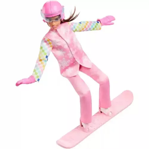 Mattel Barbie snowboardos baba kiegészítőkkel