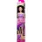 Mattel Barbie fekete hajú baba lila ruhában