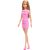 Mattel Barbie szőke hajú baba rózsaszín ruhában