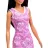 Mattel Barbie fekete hajú baba lila ruhában