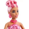 Mattel Barbie Petal Pop virágvarázs illatos baba - Rózsa