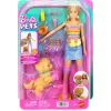 Mattel Barbie baba és kiskutyája görkorcsolyás kalandja