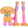 Mattel Barbie baba és kiskutyája görkorcsolyás kalandja