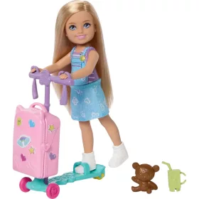 Mattel Barbie Chelsea rolleres baba kiegészítőkkel