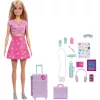 Mattel Barbie Family & Friends utazó Malibu baba kiegészítőkkel