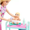 Mattel Barbie gyerekorvos baba iker babákkal