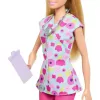 Mattel Barbie gyerekorvos baba iker babákkal