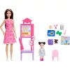 Mattel Barbie tanárnő baba játékszett