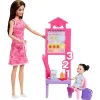 Mattel Barbie tanárnő baba játékszett