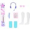 Mattel Barbie Team Roll & Reveal popsztár énekes baba diszkógömbben