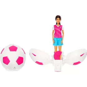 Mattel Barbie Team Roll & Reveal focista baba focilabdában