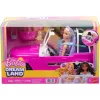Mattel Barbie rózsaszín terepjáró babákkal