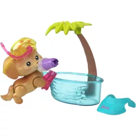 Mattel Barbie Pets trópusi kaland kiskutyával