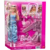 Mattel Barbie Deluxe Style baba metálrózsaszín ruhában
