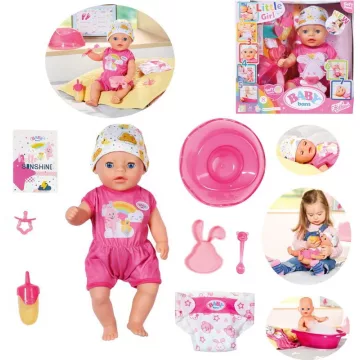   Zapf Creation Baby Born Soft Touch 7 funkciós, interaktív lány baba 36cm