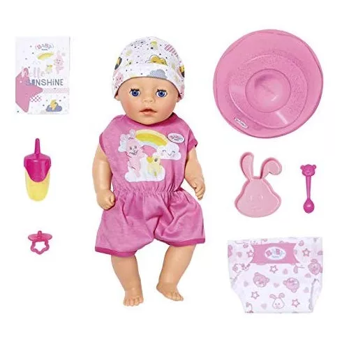 Zapf Creation Baby Born Soft Touch 7 funkciós, interaktív lány baba 36cm