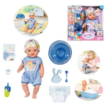   Zapf Creation Baby Born Soft Touch 7 funkciós, interaktív fiú baba 36cm